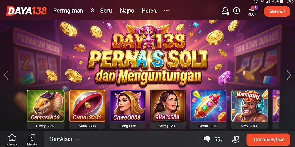 Tampilan gameplay menarik dari permainan Slot DAYA138.