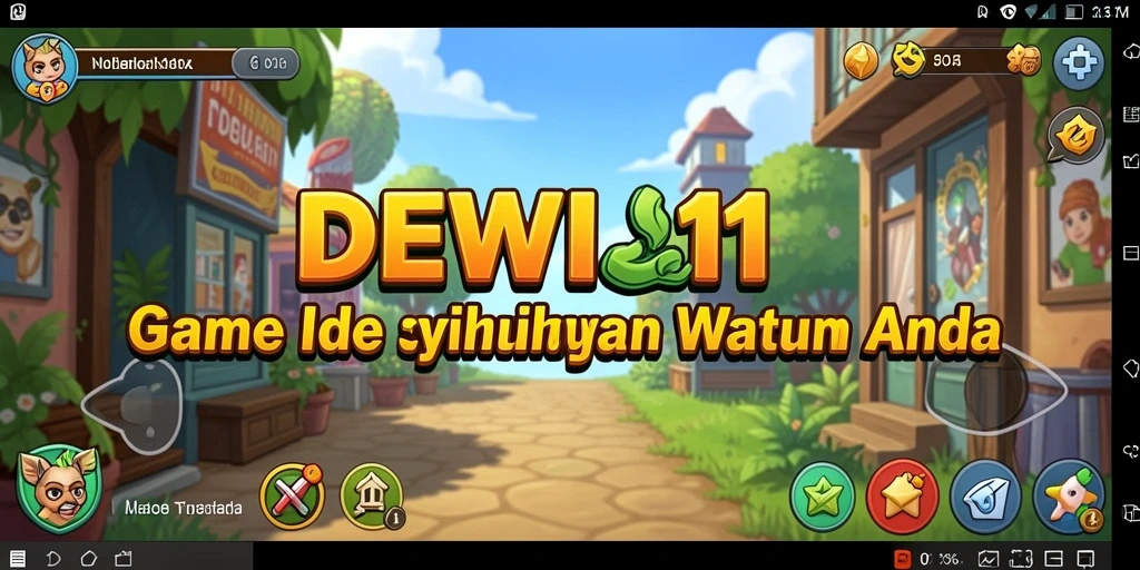 Screenshot gameplay <strong>DEWI11</strong> menampilkan karakter dengan berbagai kemampuan dalam momen seru.