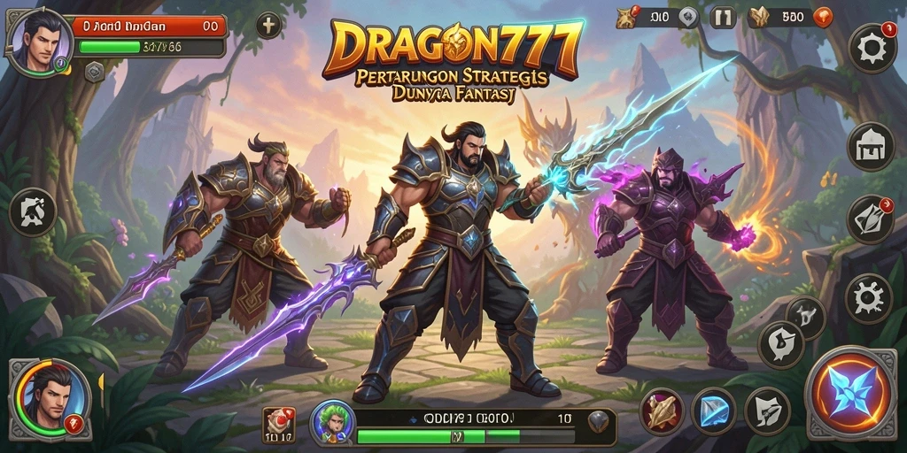 Screenshot DRAGON777 menunjukkan aksi pertempuran dan strategi menawan.