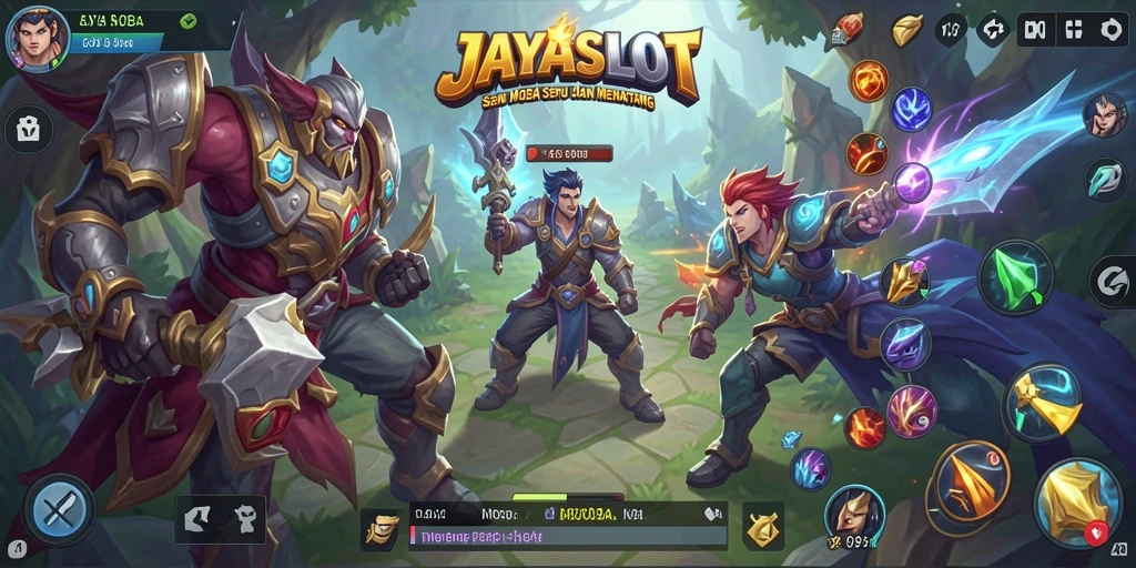 Screenshot gameplay JAYASLOT yang menampilkan aksi seru dalam pertempuran.