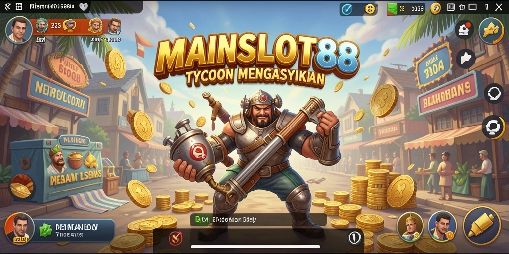 Screenshot gameplay menunjukkan keseruan membangun bisnis di MAINSLOT88.