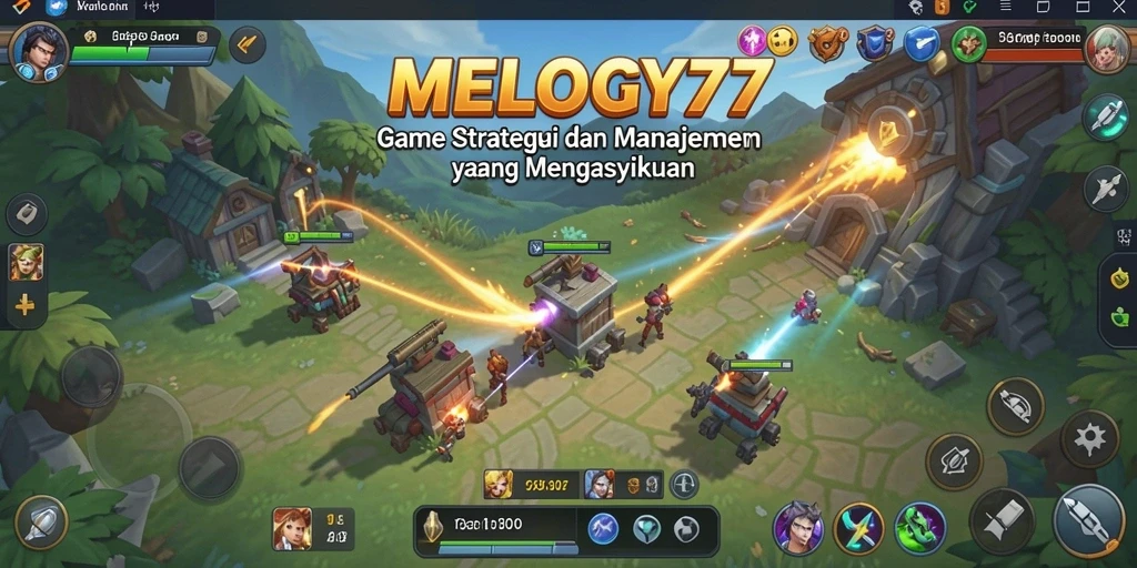 Gameplay seru dan strategi mendalam di MELODY77.
