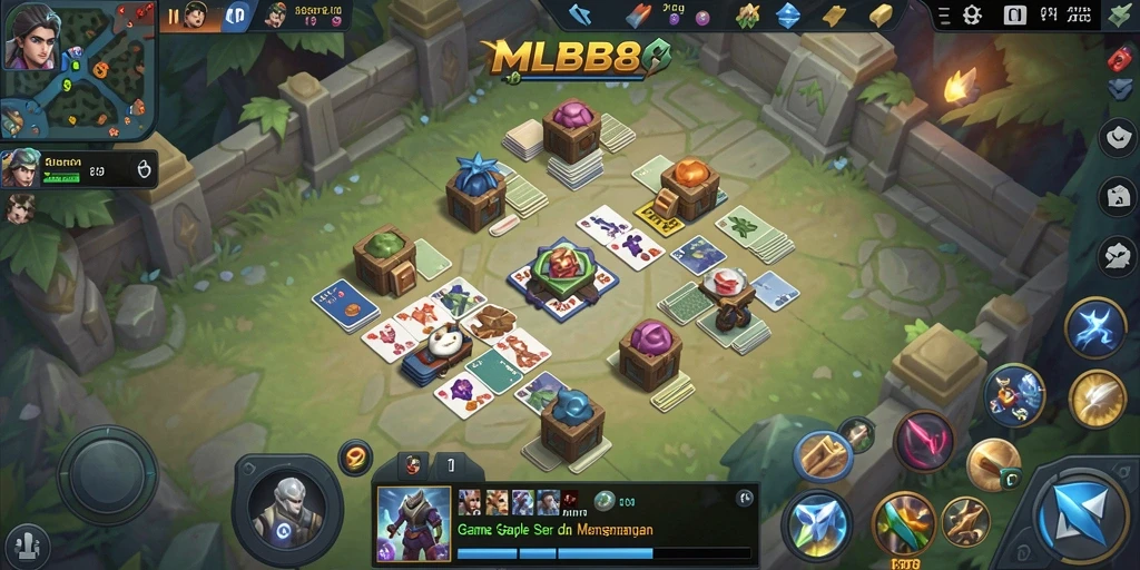 Tampilan gameplay seru dari MLBB8 yang mengasyikkan.