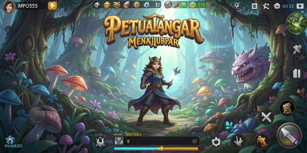 Tampilan menakjubkan dari permainan MPO555 yang penuh petualangan.