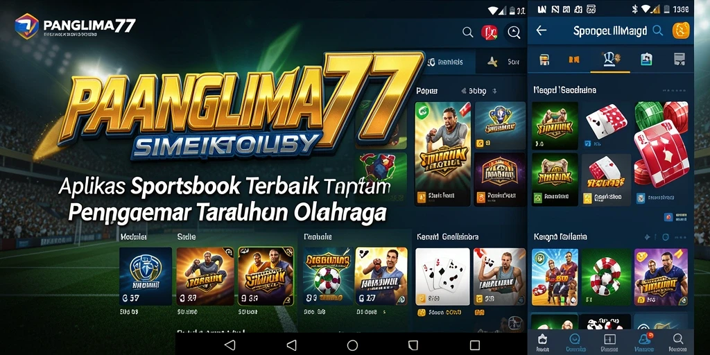 Tangkapan layar menunjukkan pemain sedang beraksi dalam taruhan olahraga di PANGLIMA77.