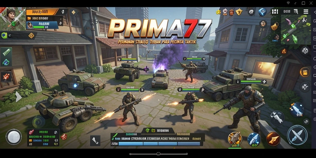 Tampilan gameplay menarik dengan strategi mendalam di PRIMA77.