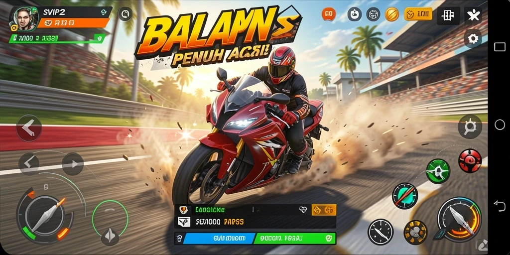 Tampilan gameplay seru dan mendebarkan di SVIP2.