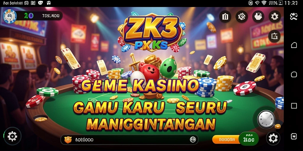 Tampilan gameplay ZK3 yang memikat dan menantang.