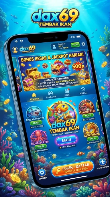 Tampilan antarmuka aplikasi dax69 yang modern.